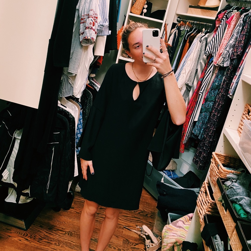 Calypso St. Barth long sleeve silk dress